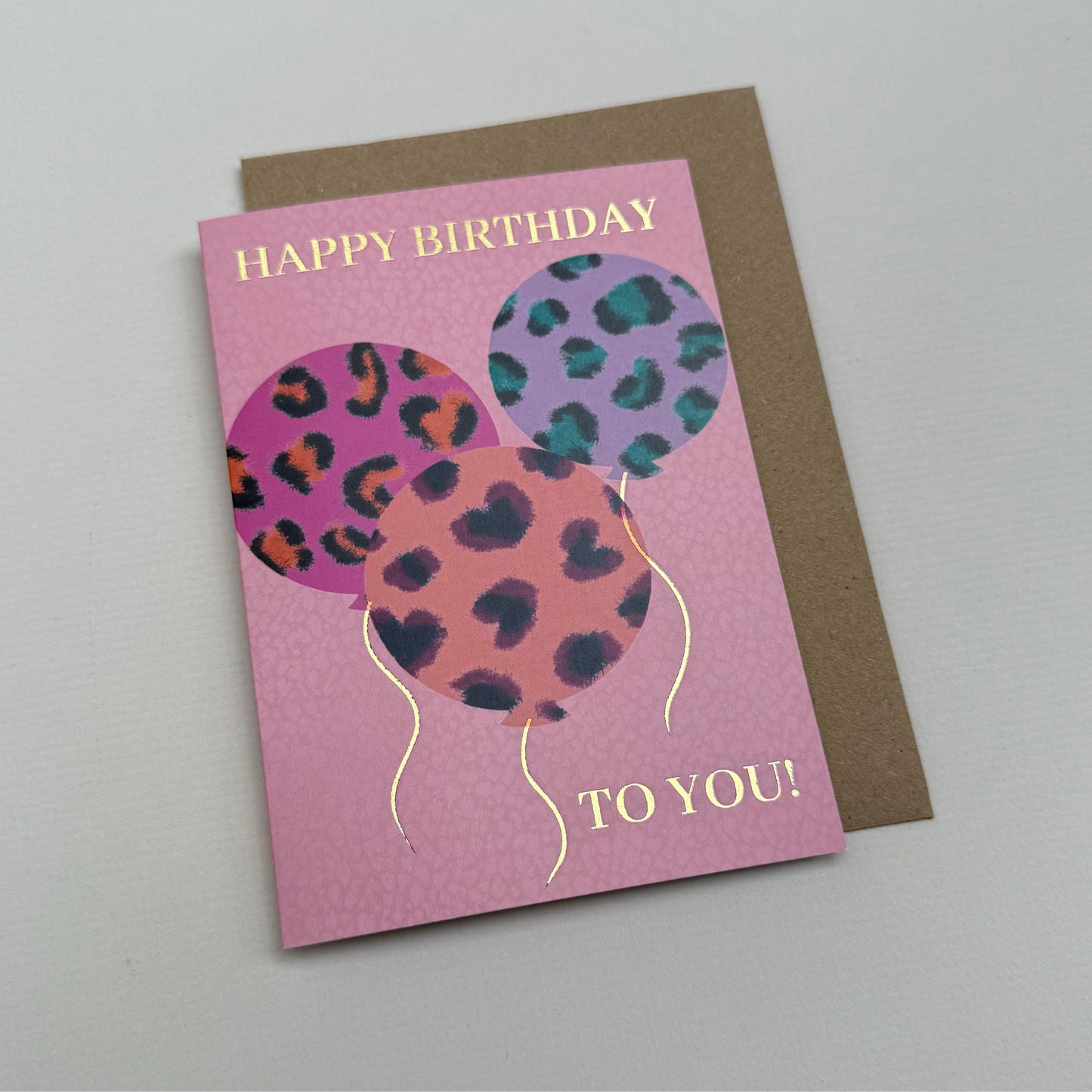 Wild Balloons Birthday Card