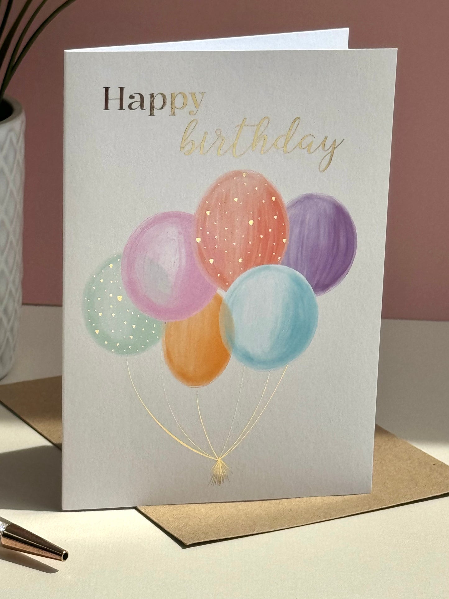 Balloon Birthday Card