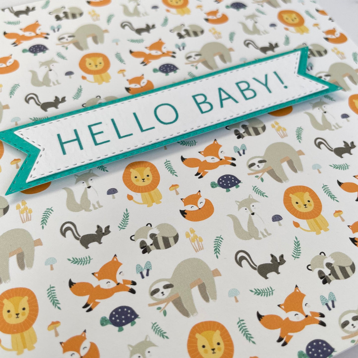 Lion Newborn Card