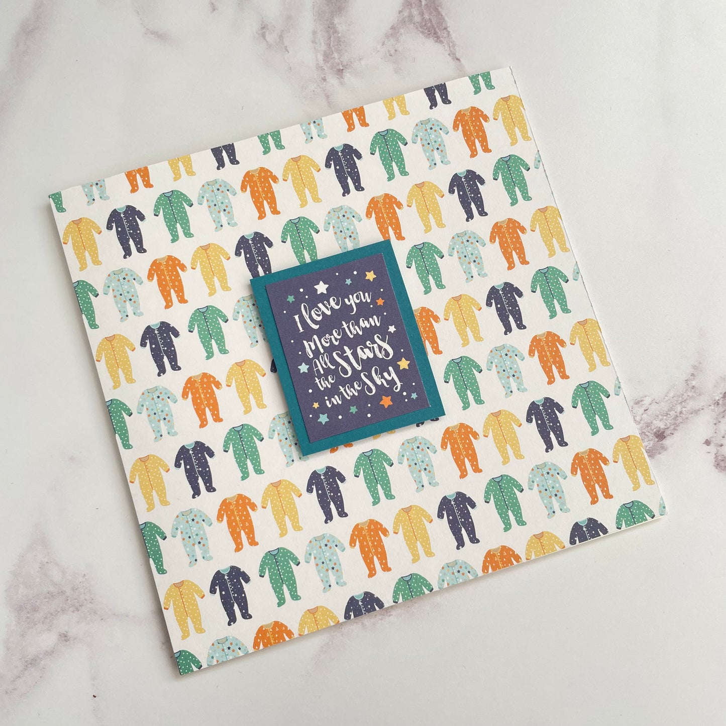 New Baby Onesie Card