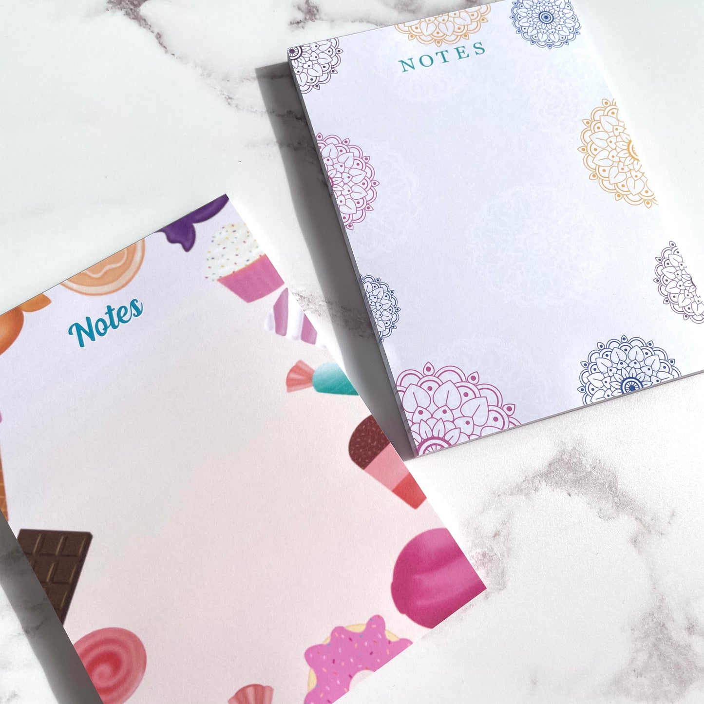 Mandala & Sweet Notes Notepad Bundle