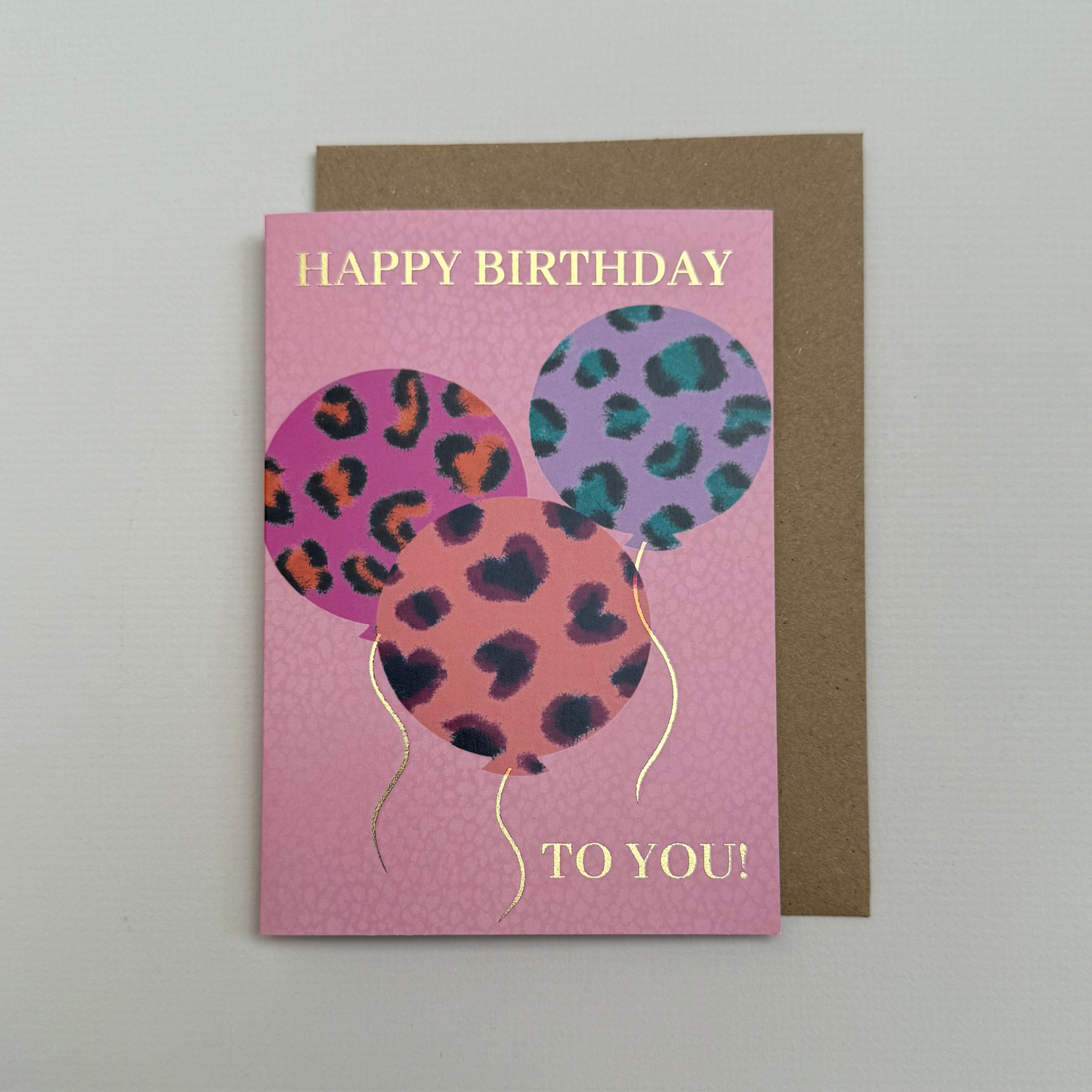 Wild Balloons Birthday Card