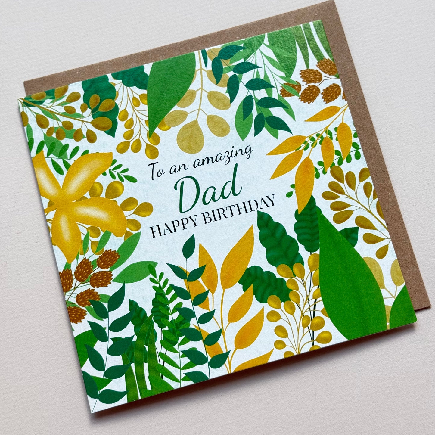 Dad Nature Inspired Birthday Card