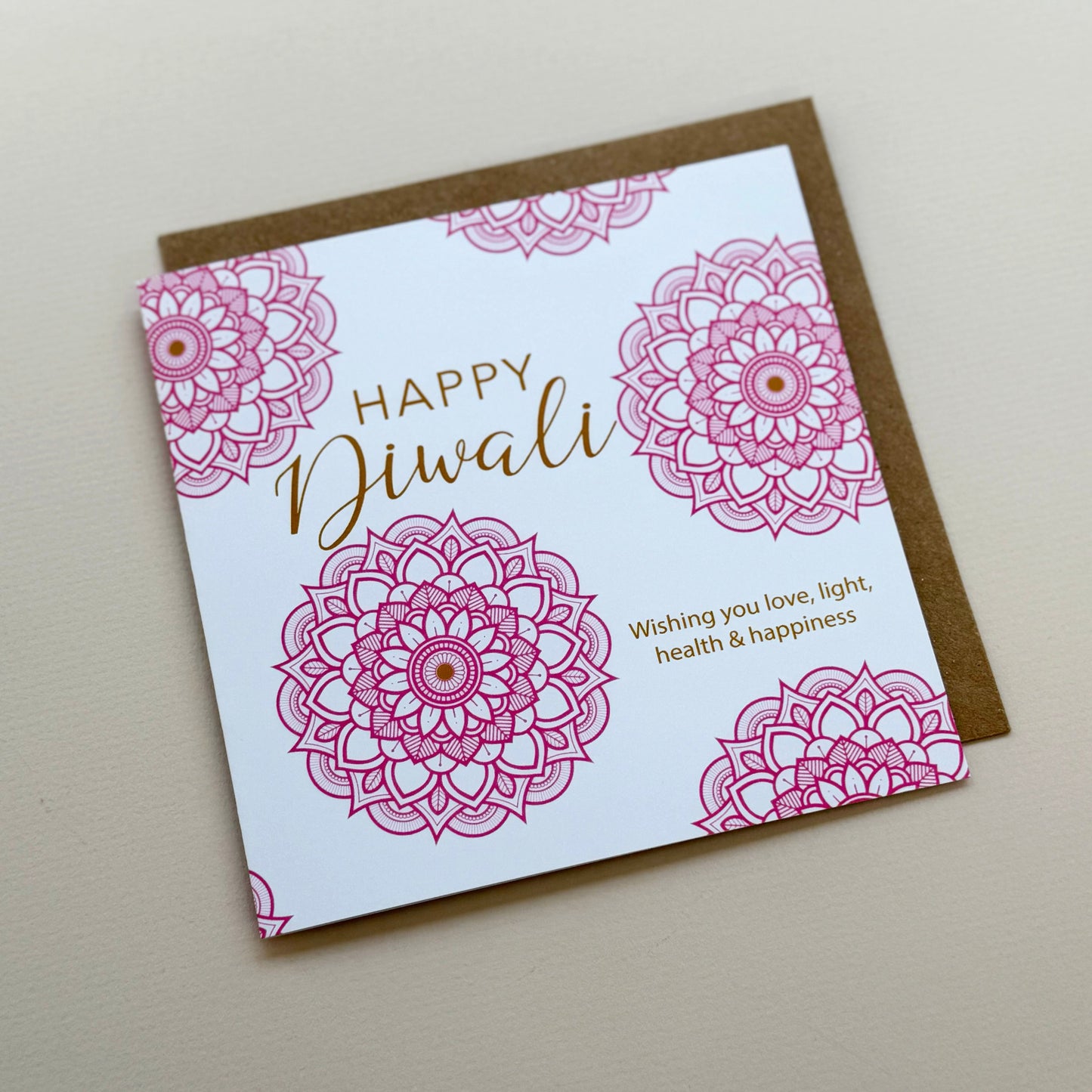 Mandala Diwali Card