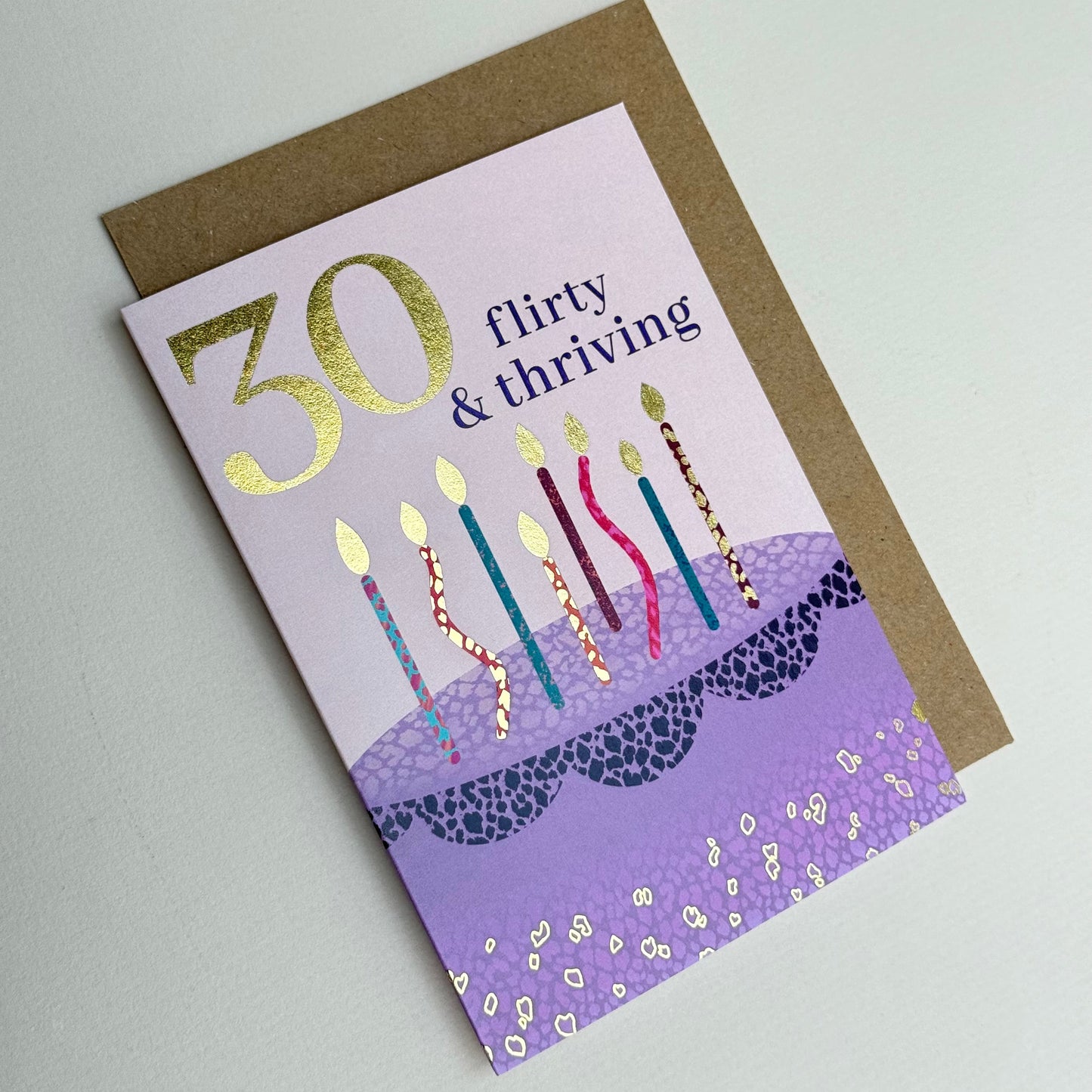 30 Flirty & Thriving Birthday Card