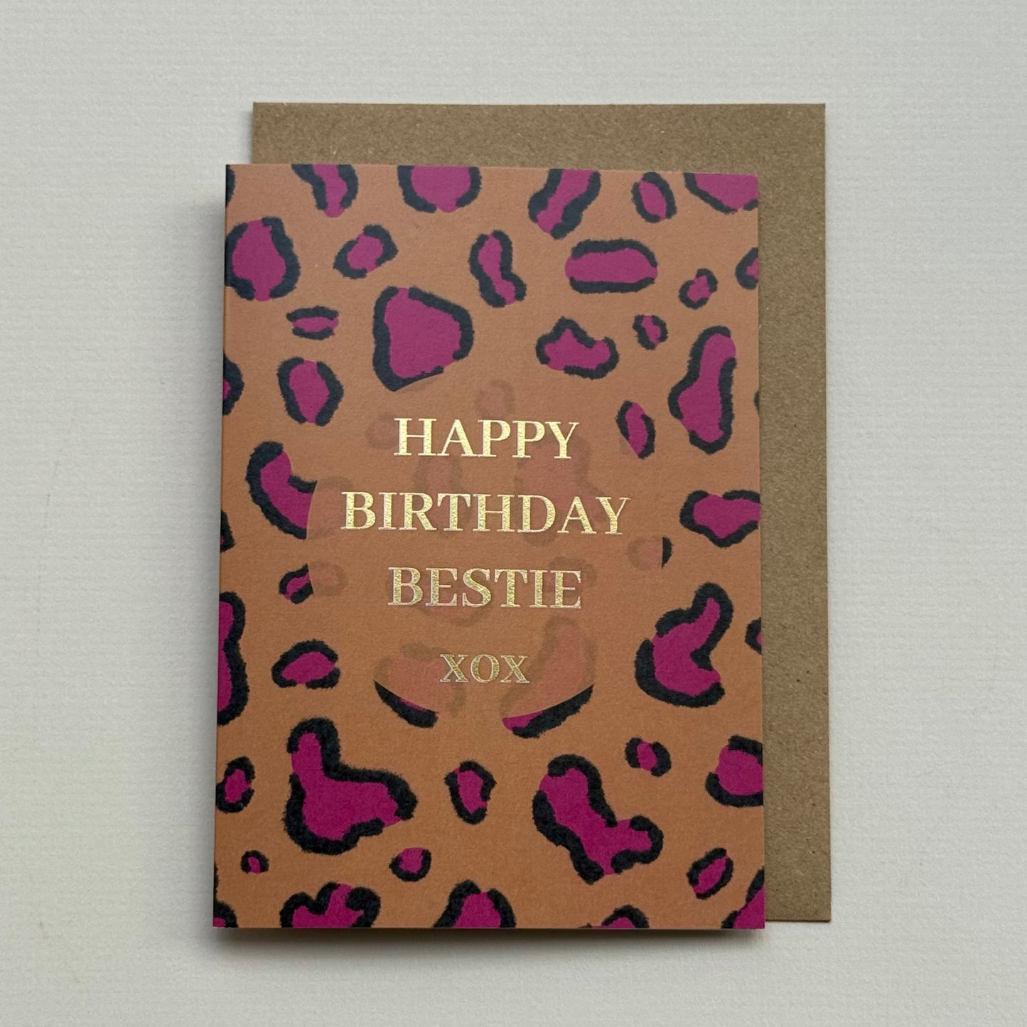 Bestie Birthday Card
