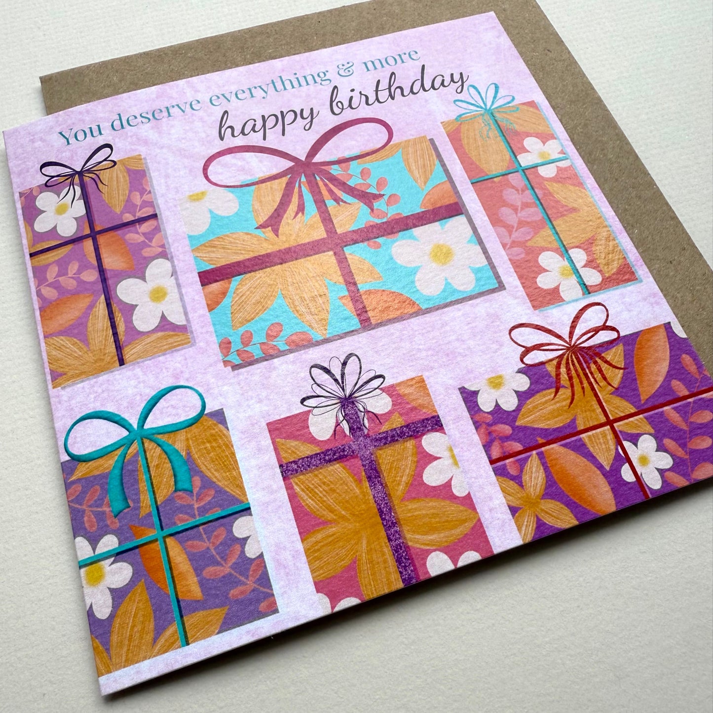 Floral Gifts Greeting Card