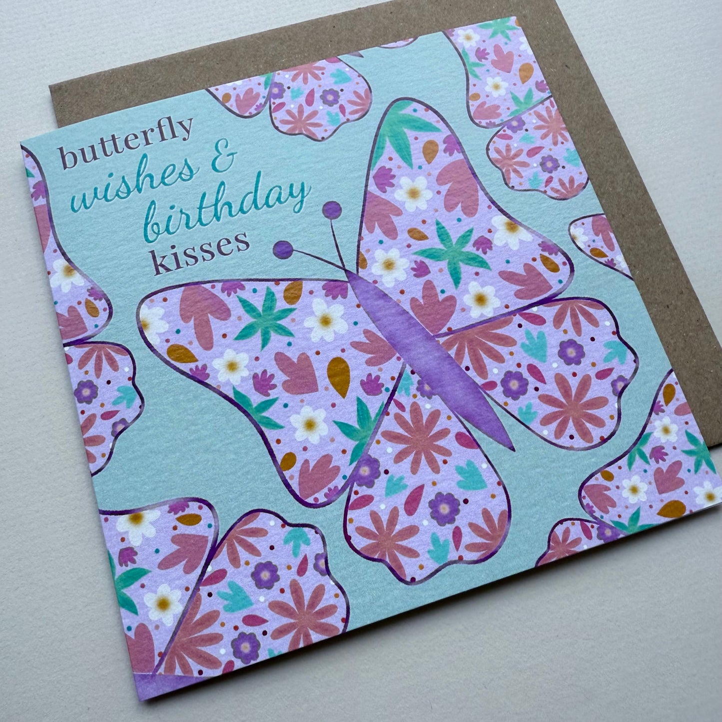 Butterfly Wishes Birthday Card