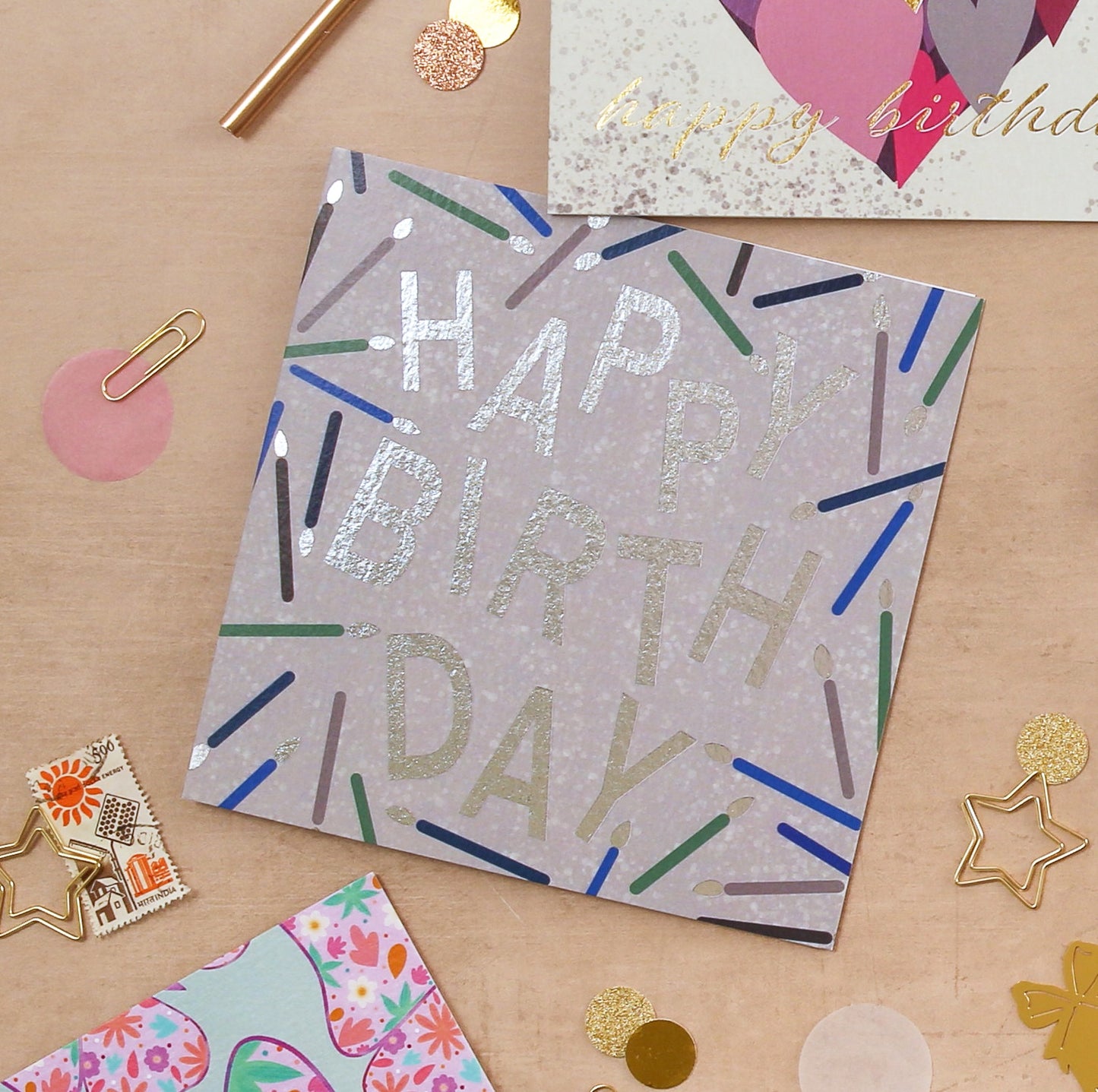 Happy Birthday Candles Card