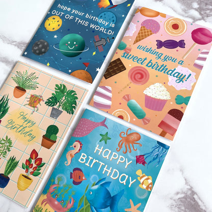 4 pack Greeting Card Bundle