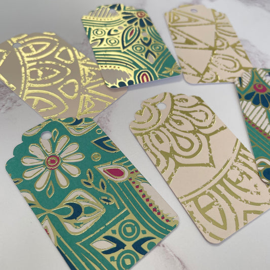 Foiled Gift Tags