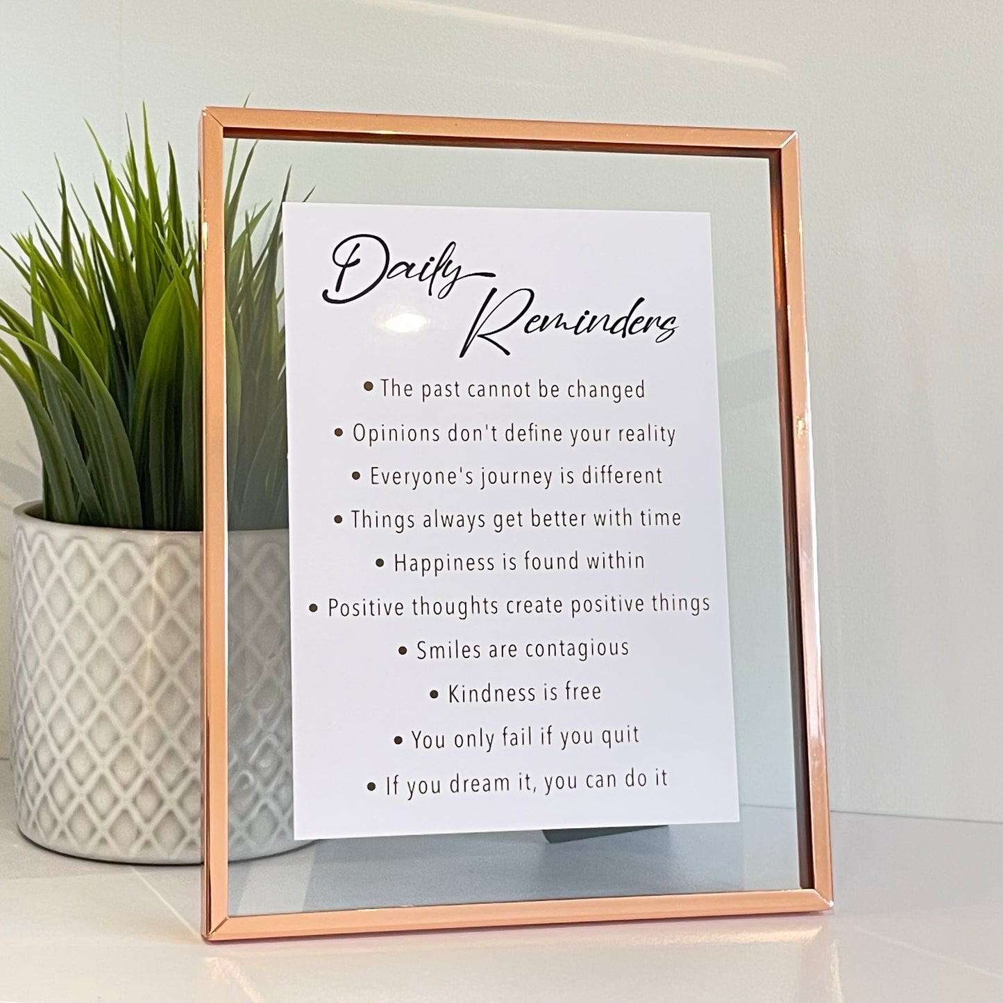 Daily Reminders Print