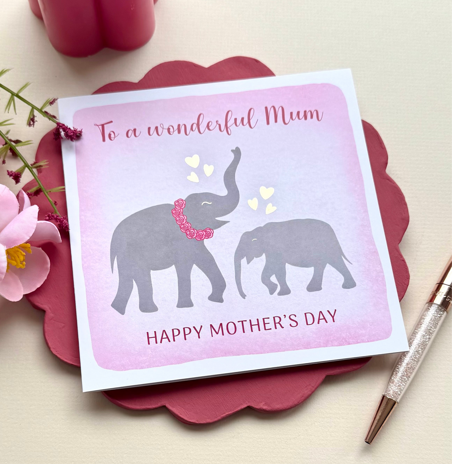 Wonderful Mum Birthday Card