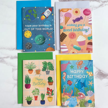 4 pack Greeting Card Bundle