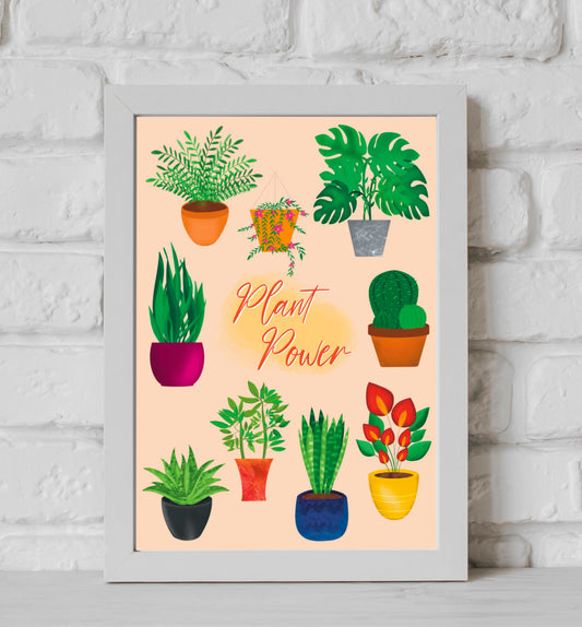Plant Power Wall Print