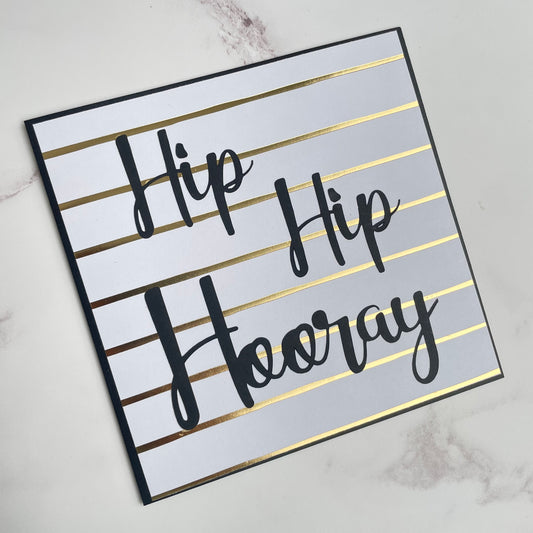 Hip Hip Hooray Card