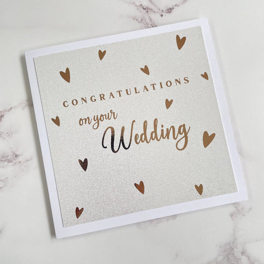 Foiled Wedding Card