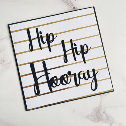 Hip Hip Hooray Card
