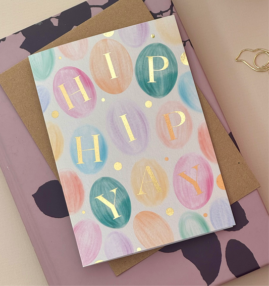 Hip Hip Yay Celebration Card