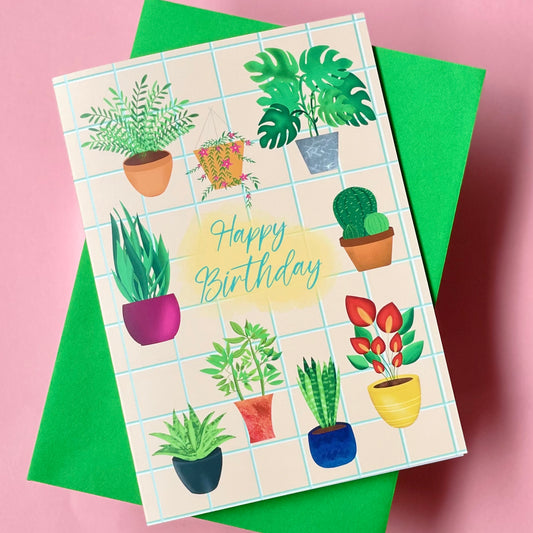 Plant Birthday Card