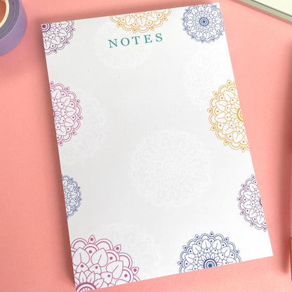 Mandala Notes - A6 Notepad