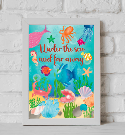 Under The Sea Wall Print
