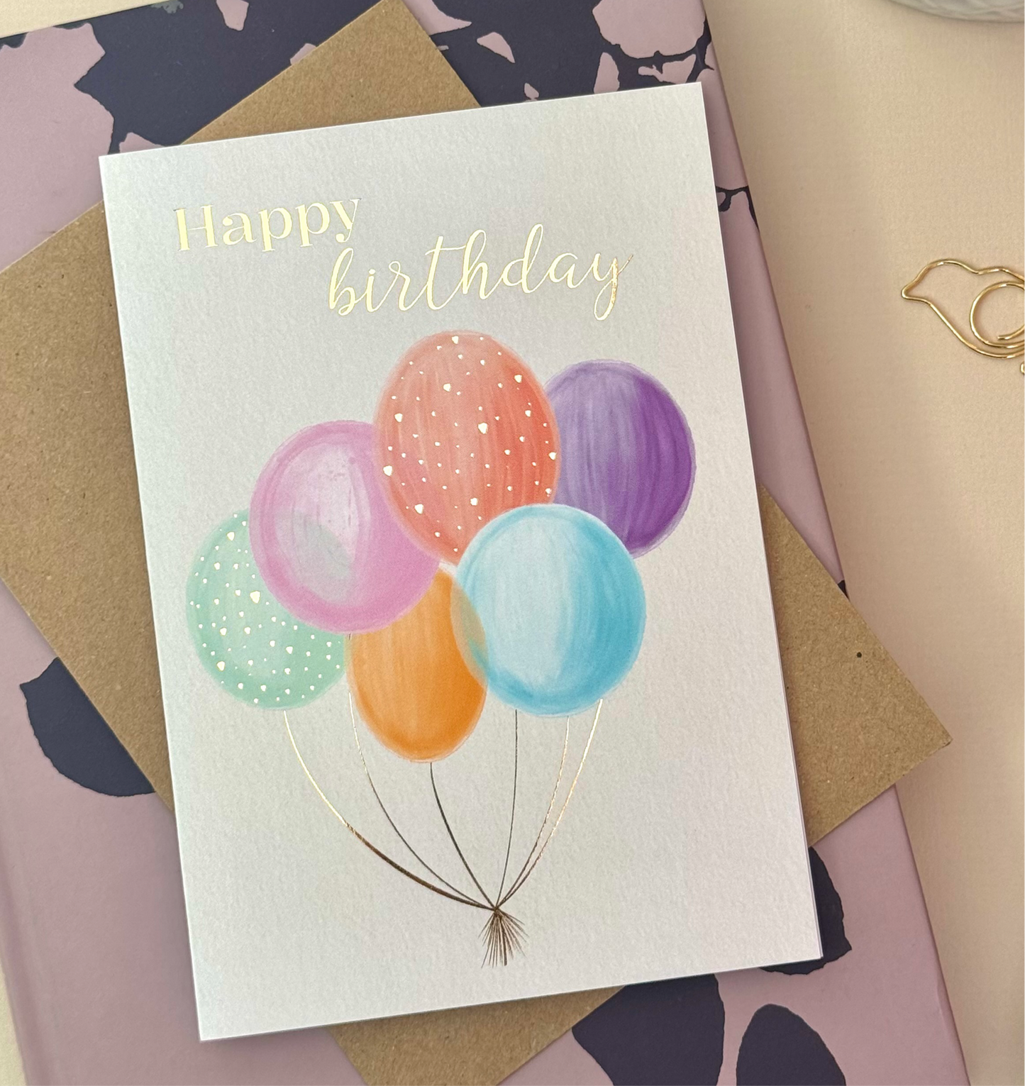 Balloon Birthday Card