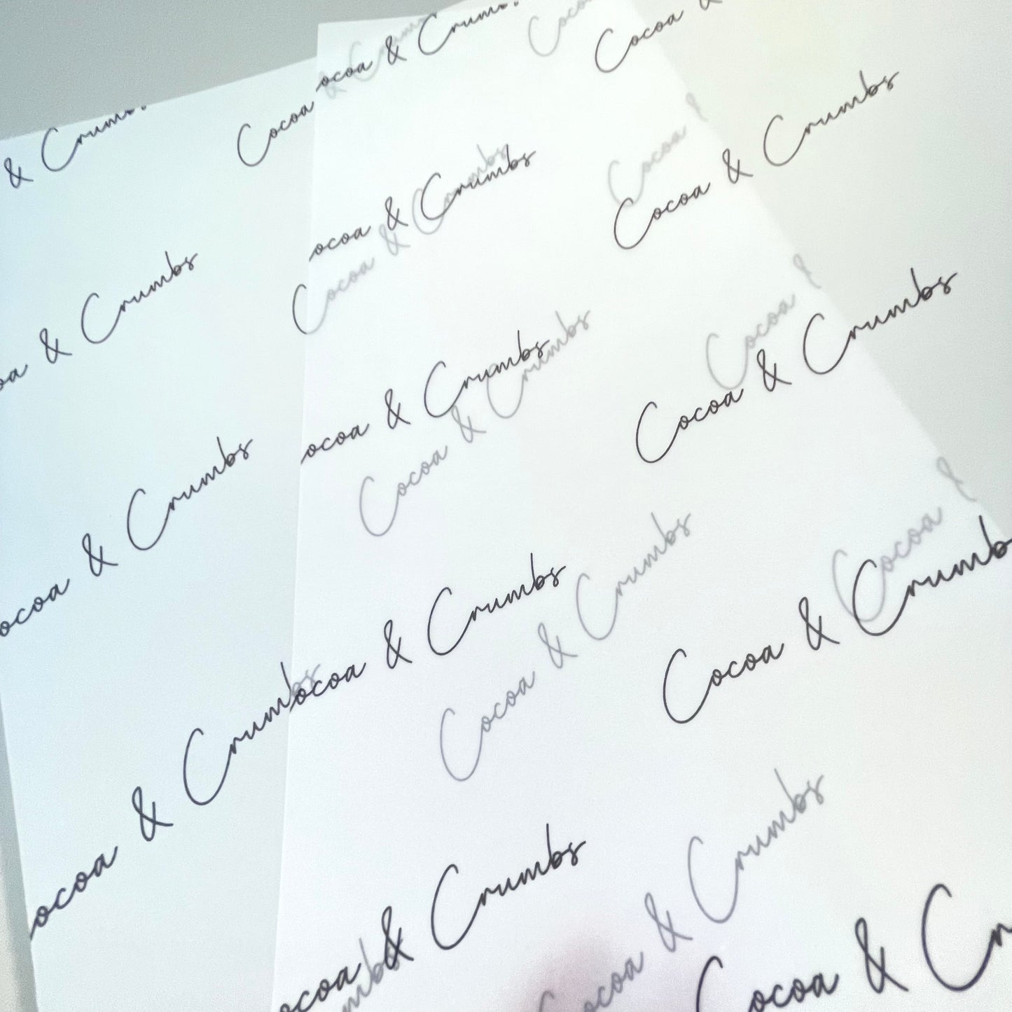Personalised Vellum Paper
