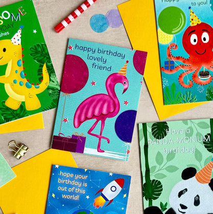Flamingo Friend Birthday Card
