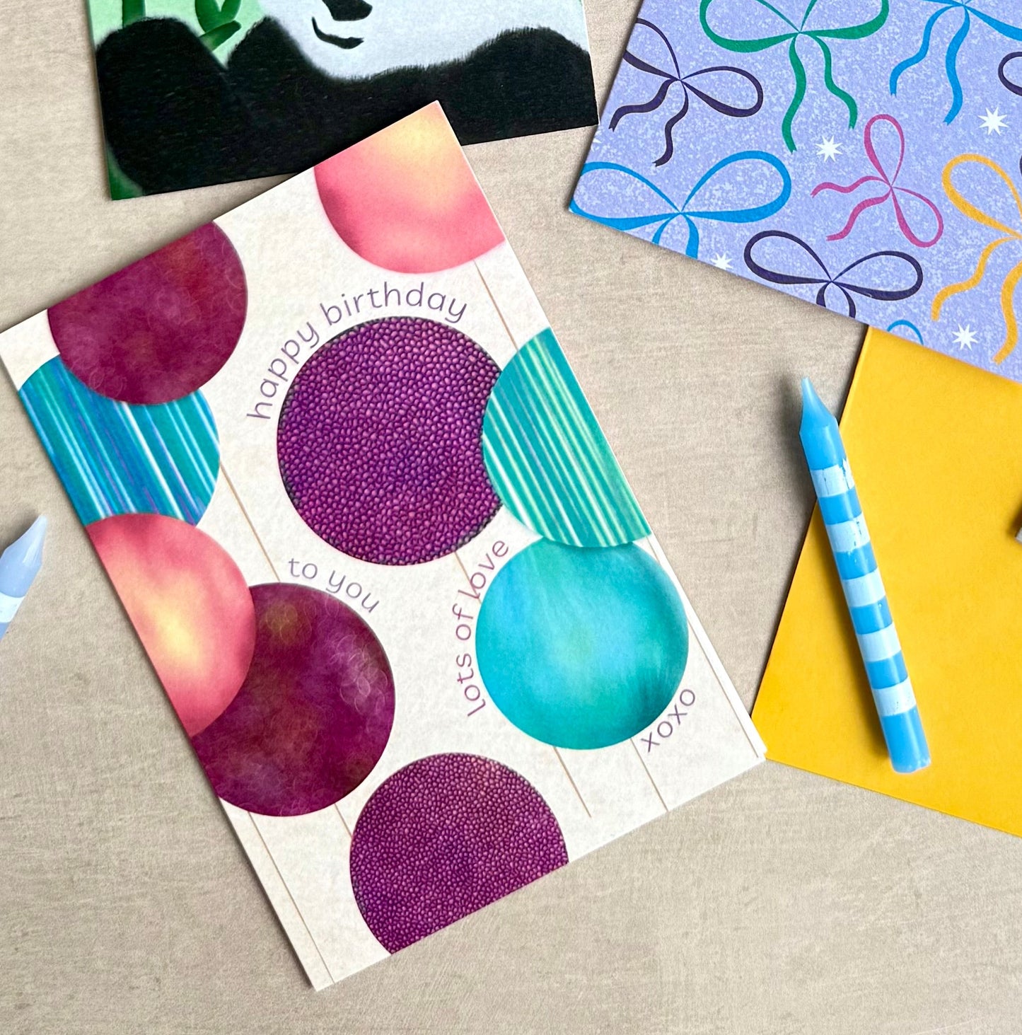 Balloons & Love Birthday Card