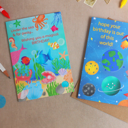 Under the Sea Birthday Card