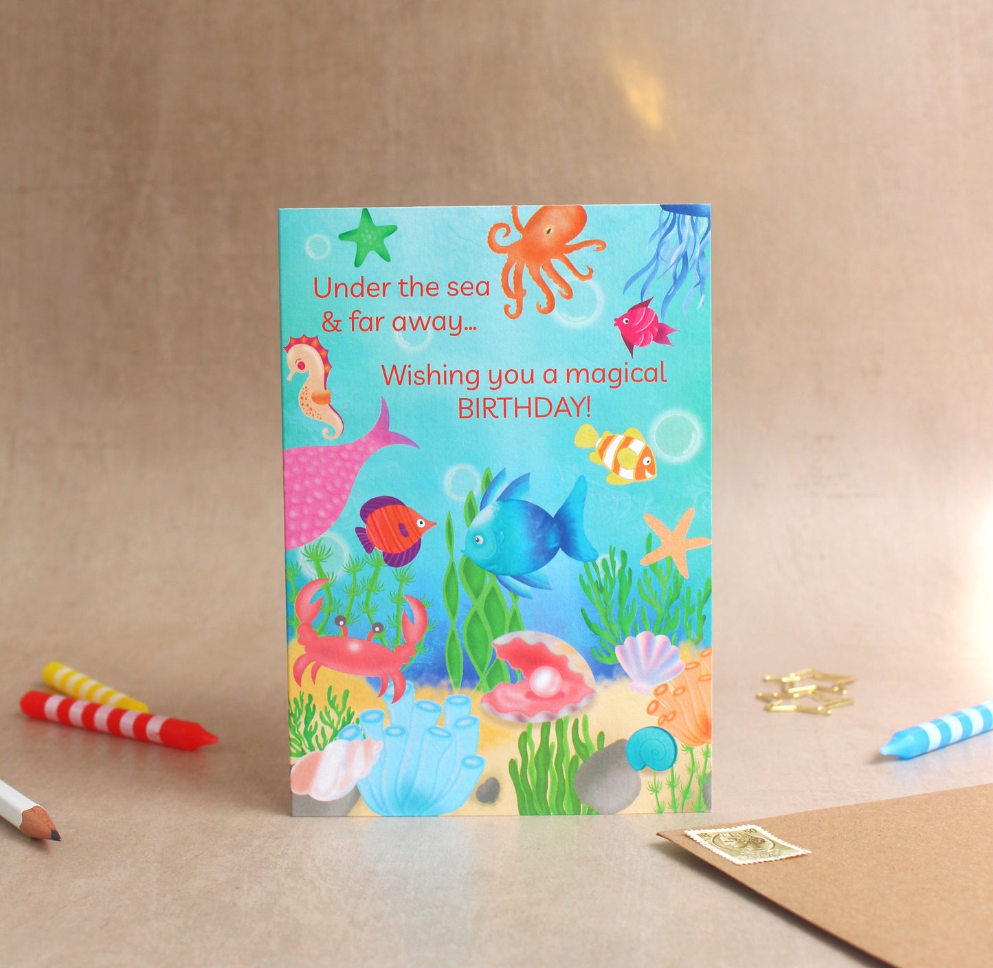Under the Sea Birthday Card