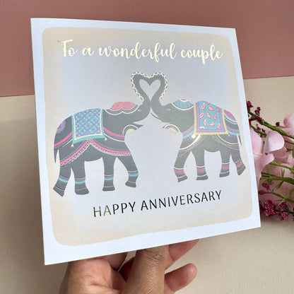 Wonderful Couple Anniversary Card