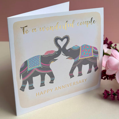 Wonderful Couple Anniversary Card