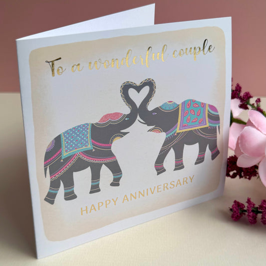 Wonderful Couple Anniversary Card