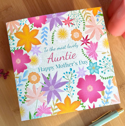 Bloom Auntie Mother’s Day Card
