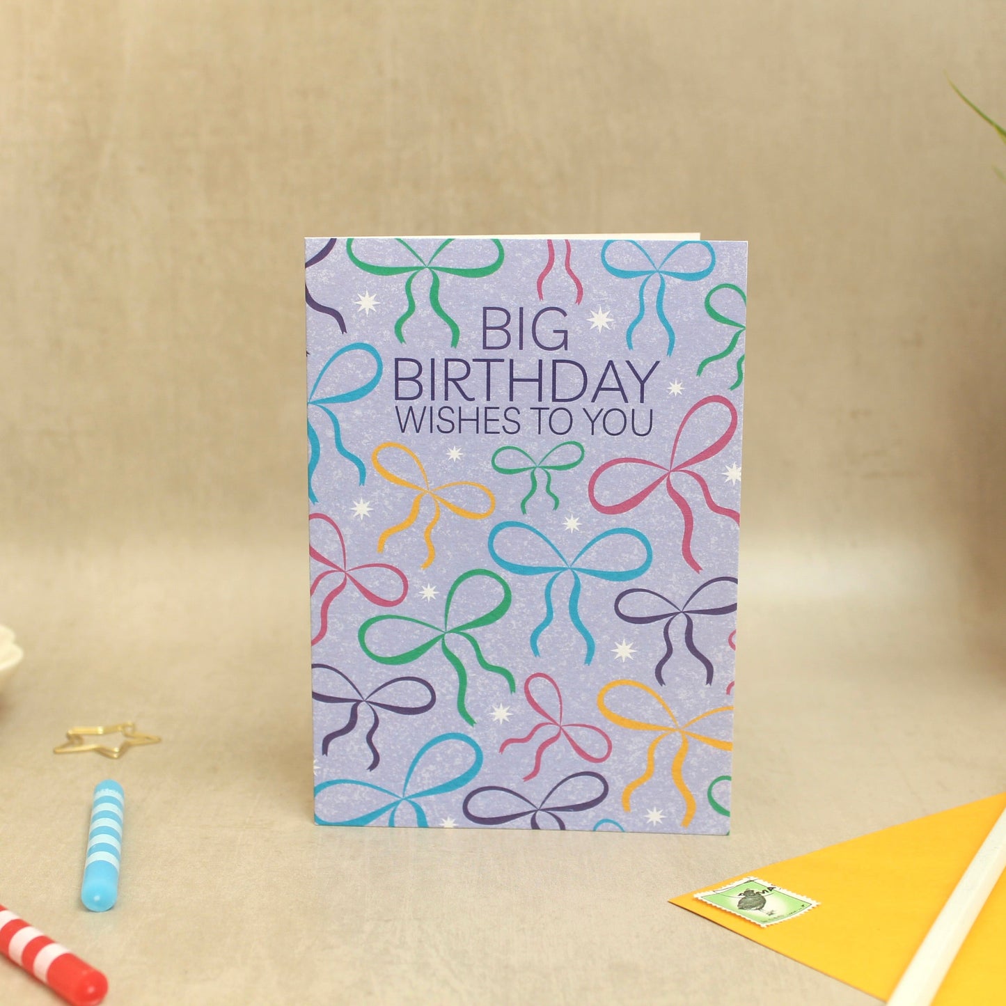 Big Birthday Bows Card