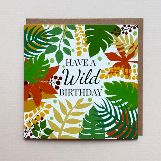 Wild Wishes Birthday Card