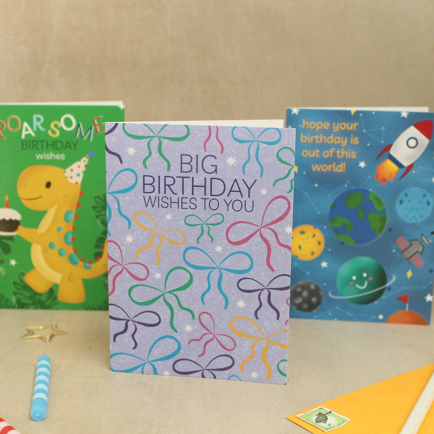 Big Birthday Bows Card