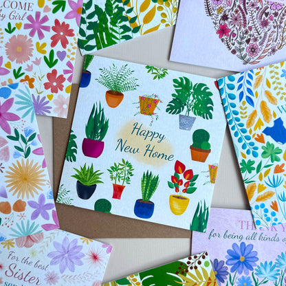 New Home Plant Card