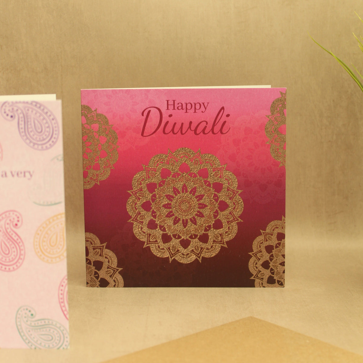 Mandala Ombre Diwali Card