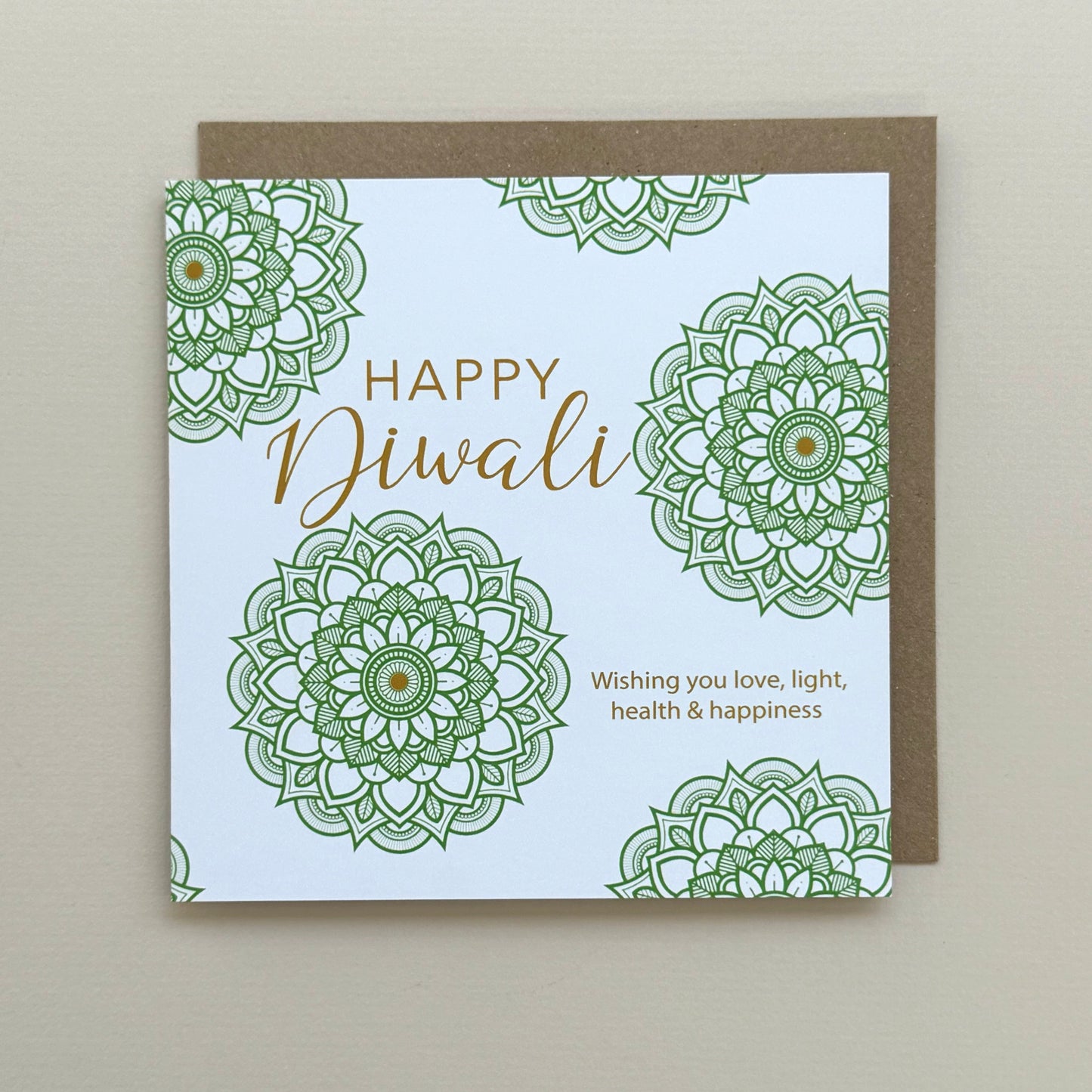 Mandala Diwali Card