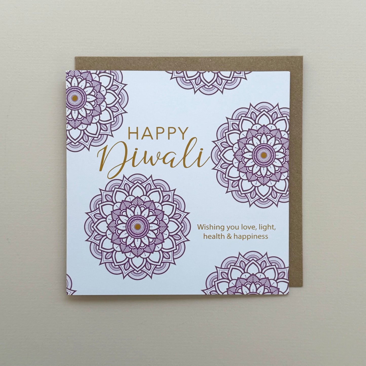 Mandala Diwali Card