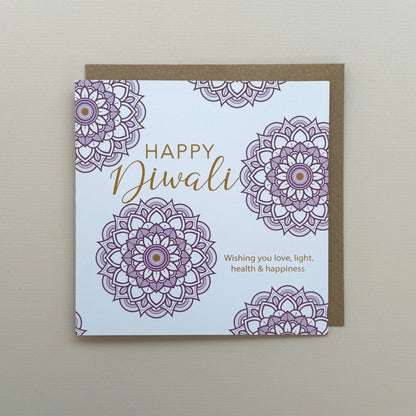 Mandala Diwali Card