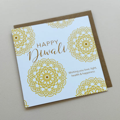 Mandala Diwali Card