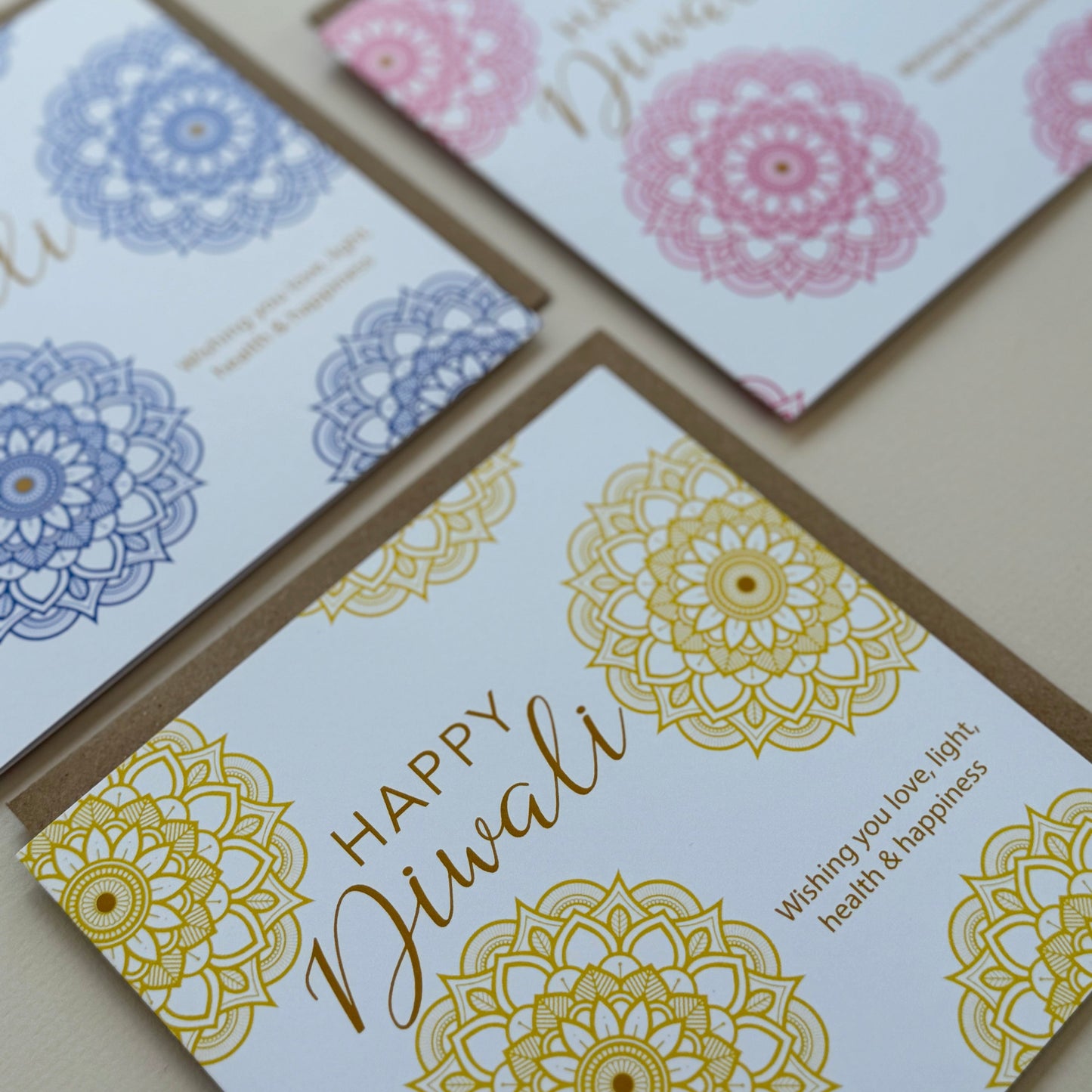 Mandala Diwali Card