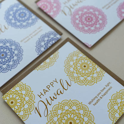 Mandala Diwali Card