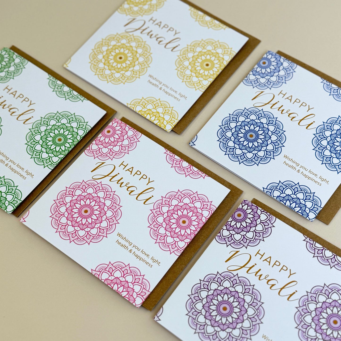 Mandala Diwali Card