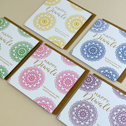 Mandala Diwali Card