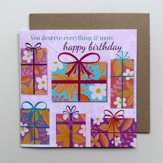 Floral Gifts Greeting Card